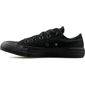 NEW! CONVERSE LOW TOP BLACK MONOCHROME-US 7 MENS